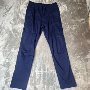 Womens Ralph lauren Navy Blue Cargo Pants Size 20 Casual Workwear Utility Pocket